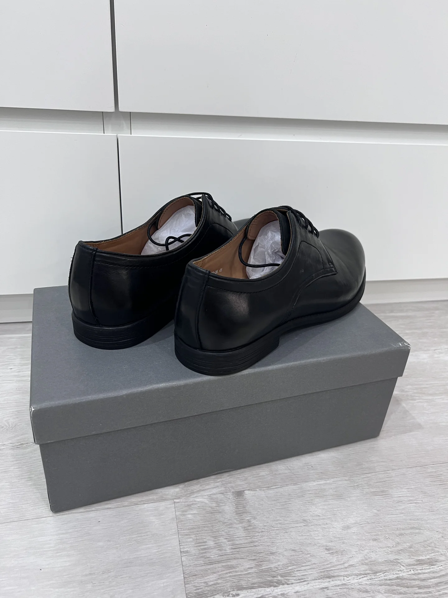 Новые мужские кожаные туфли Tendance 45 - миниатюра 3