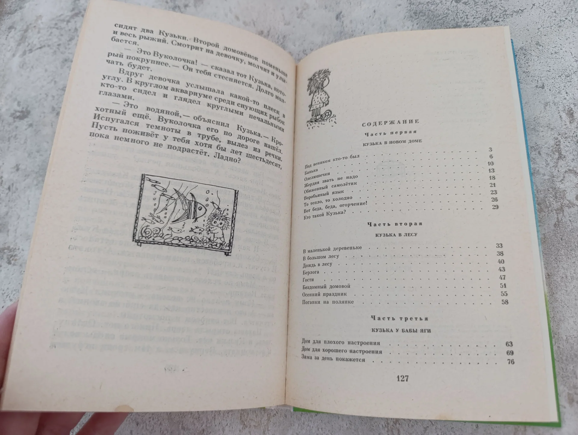 Домовёнок Кузя книга Кузька Александрова 1986 - миниатюра 6