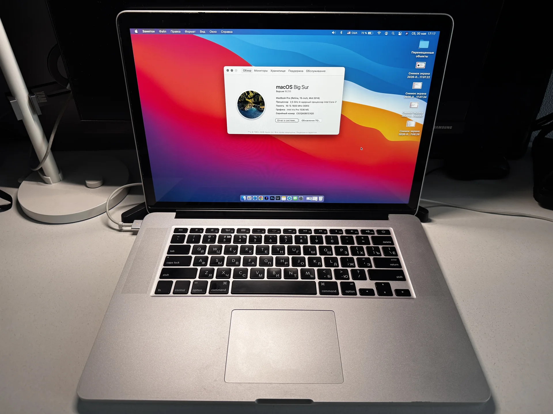 Apple Macbook Pro 15 mid 2014 model A1398 - миниатюра 2