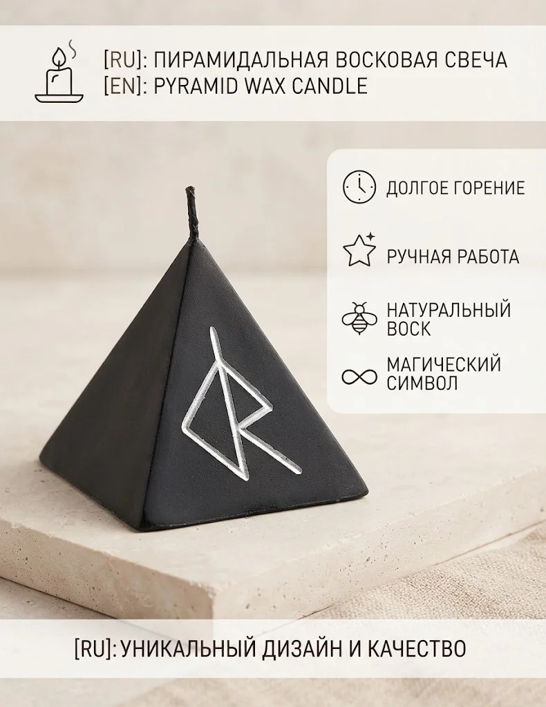 Рунические программные свечи заговорённые - изображение 1