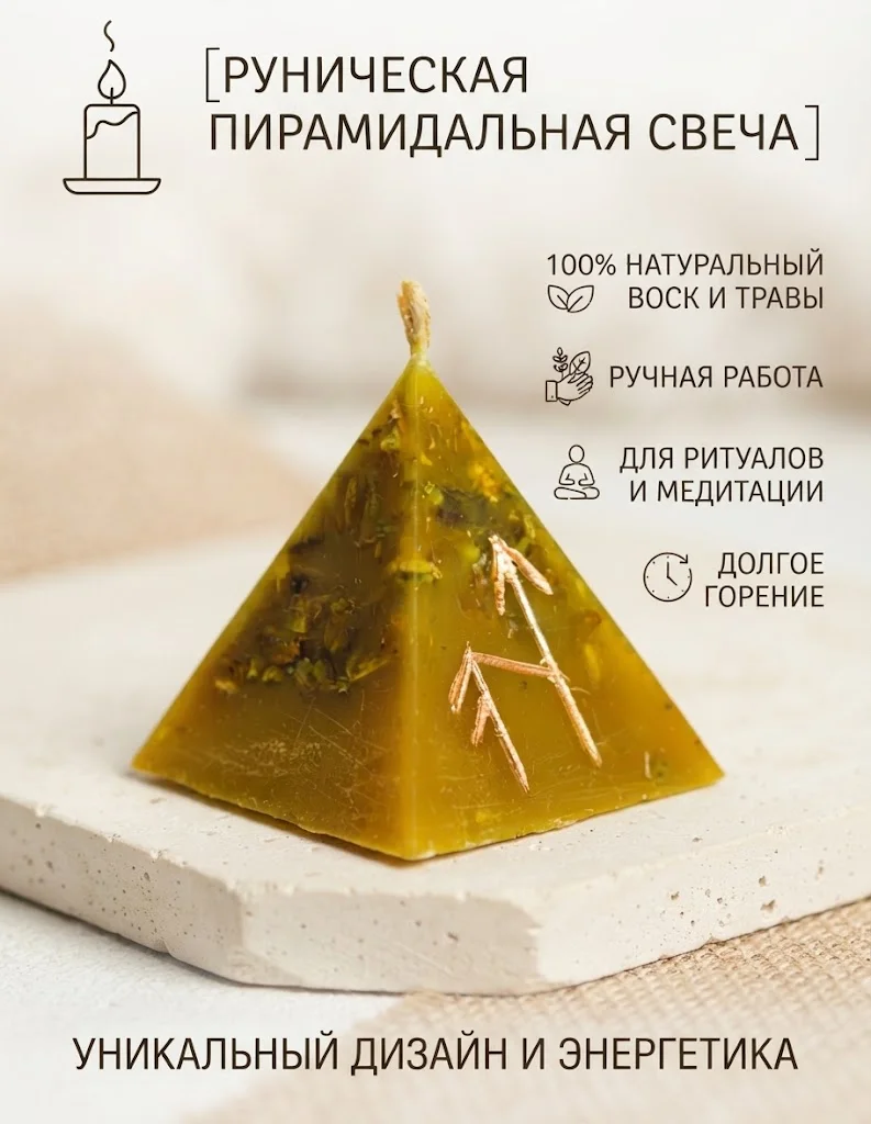 Рунические программные свечи заговорённые - миниатюра 4