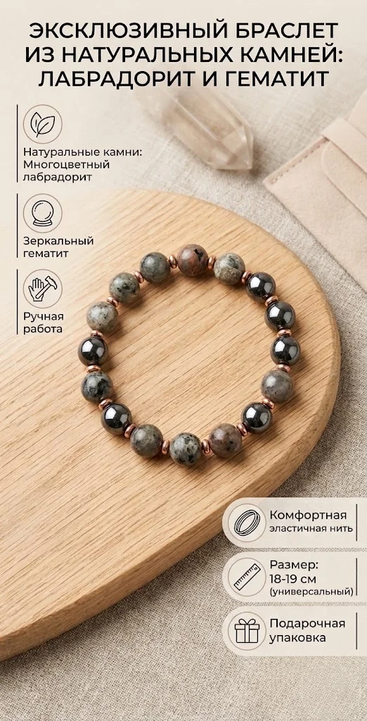 Браслеты из натуральных камней заговоренные - миниатюра 4