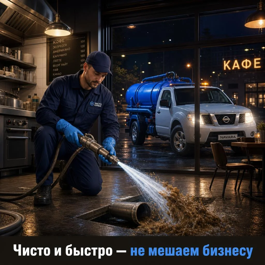 Прочистка канализации. Устранение засоров - миниатюра 9