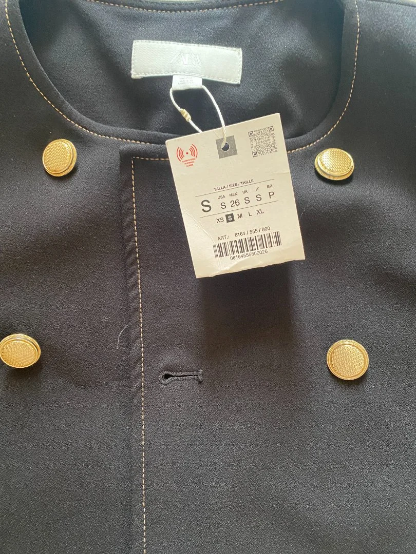 Укороченный жакет zara - миниатюра 2