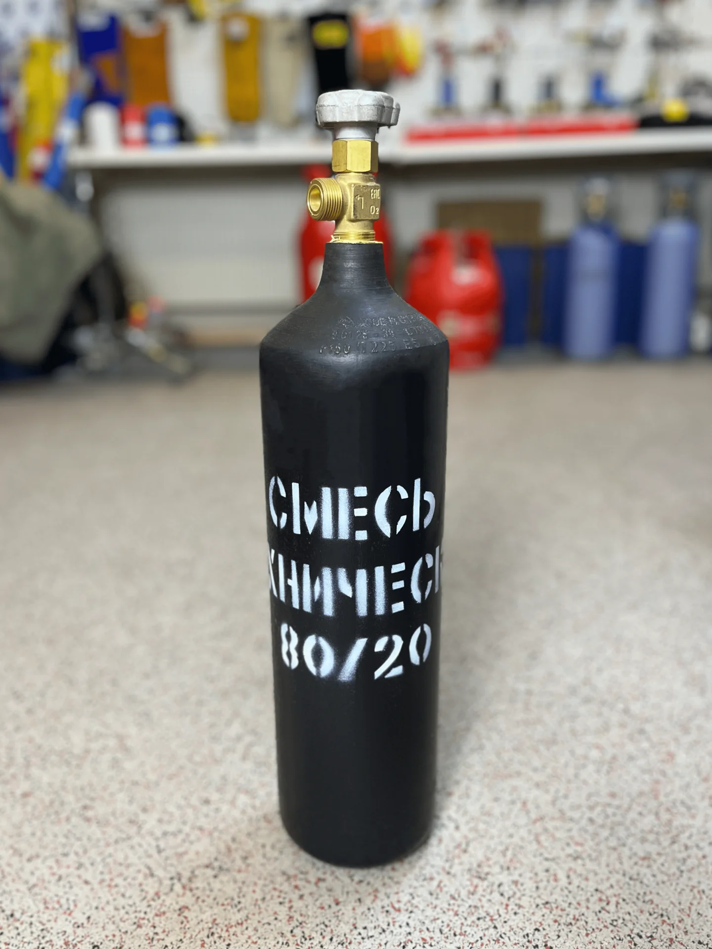 Баллон для газовой смеси 5 литров новый - изображение 1