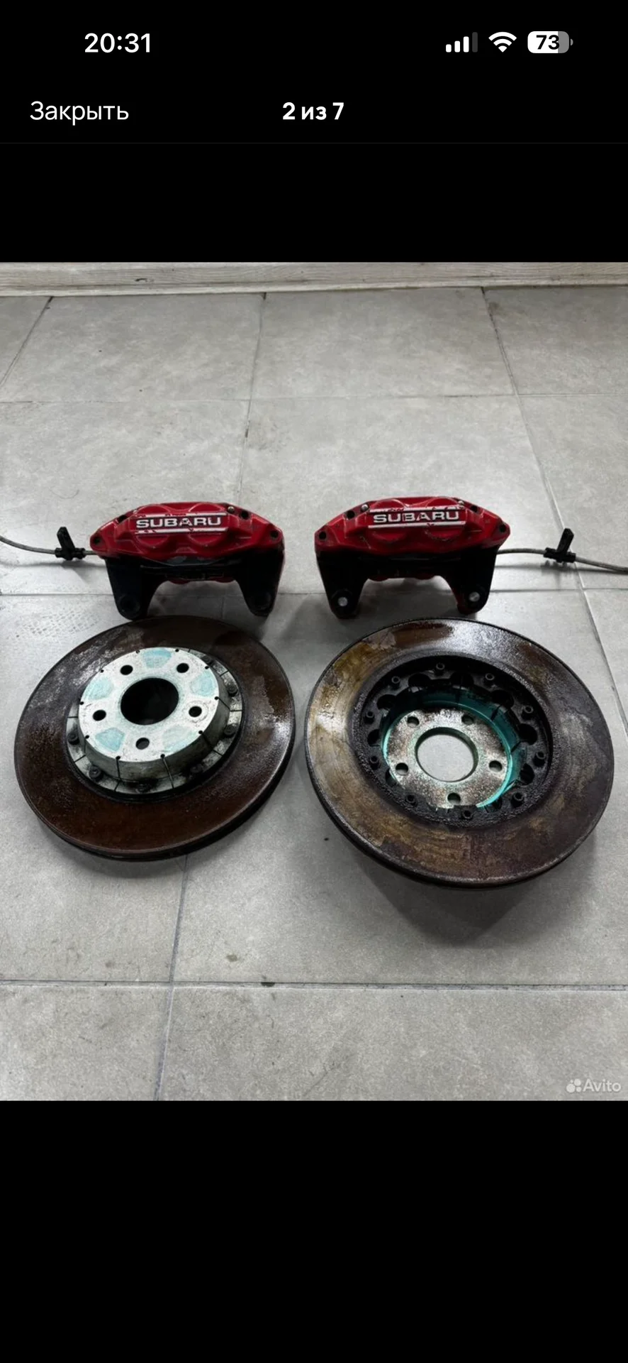 Передние суппорта Subaru Impreza WRX - миниатюра 6