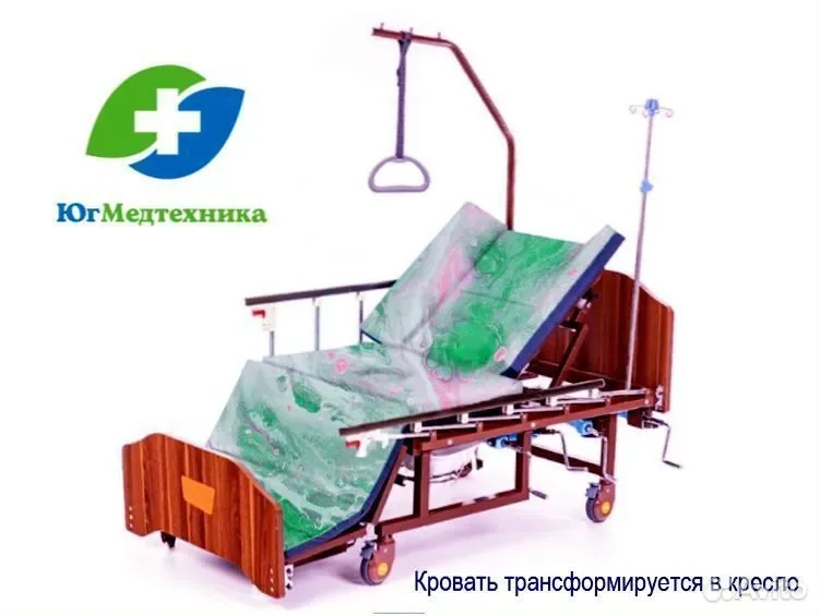 Кровать для лежачих больных M/B04 - миниатюра 2