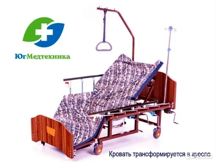 Кровать для лежачих больных D6/cr*R - миниатюра 2