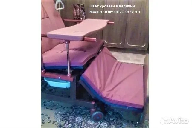 Медицинская кровать для лежачих больных механическ - миниатюра 6