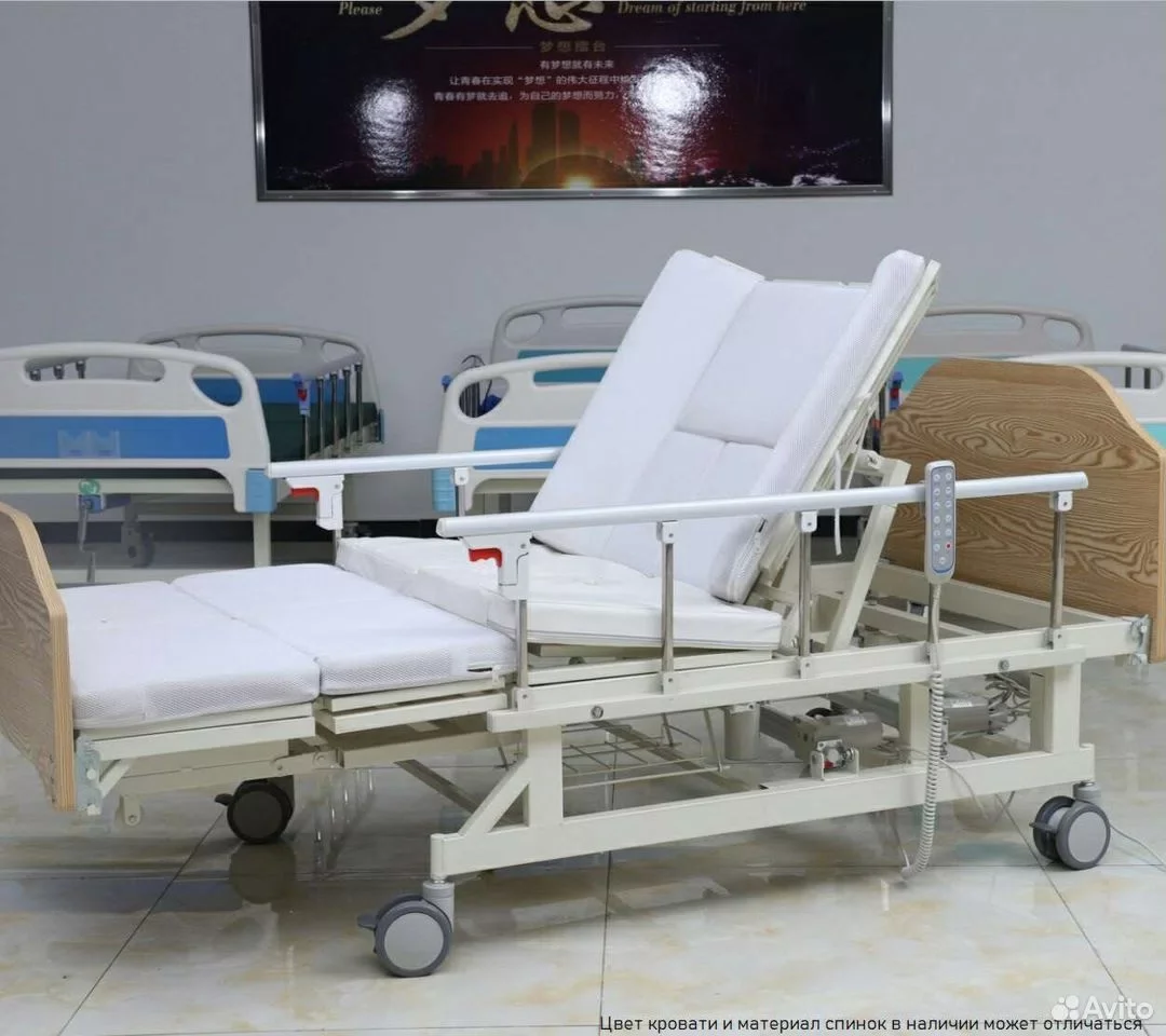 Медицинская кровать для лежачих больных набок пере - миниатюра 4