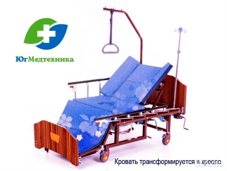 Кровать для лежачих больных YH.0K - миниатюра 3