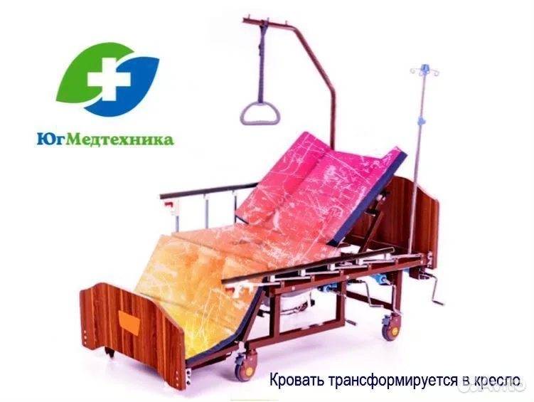Кровать для лежачих больных W4.+IY - миниатюра 2