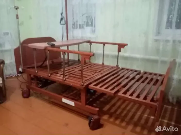 Медицинская кровать для лежачих больных кардио+wc - миниатюра 4