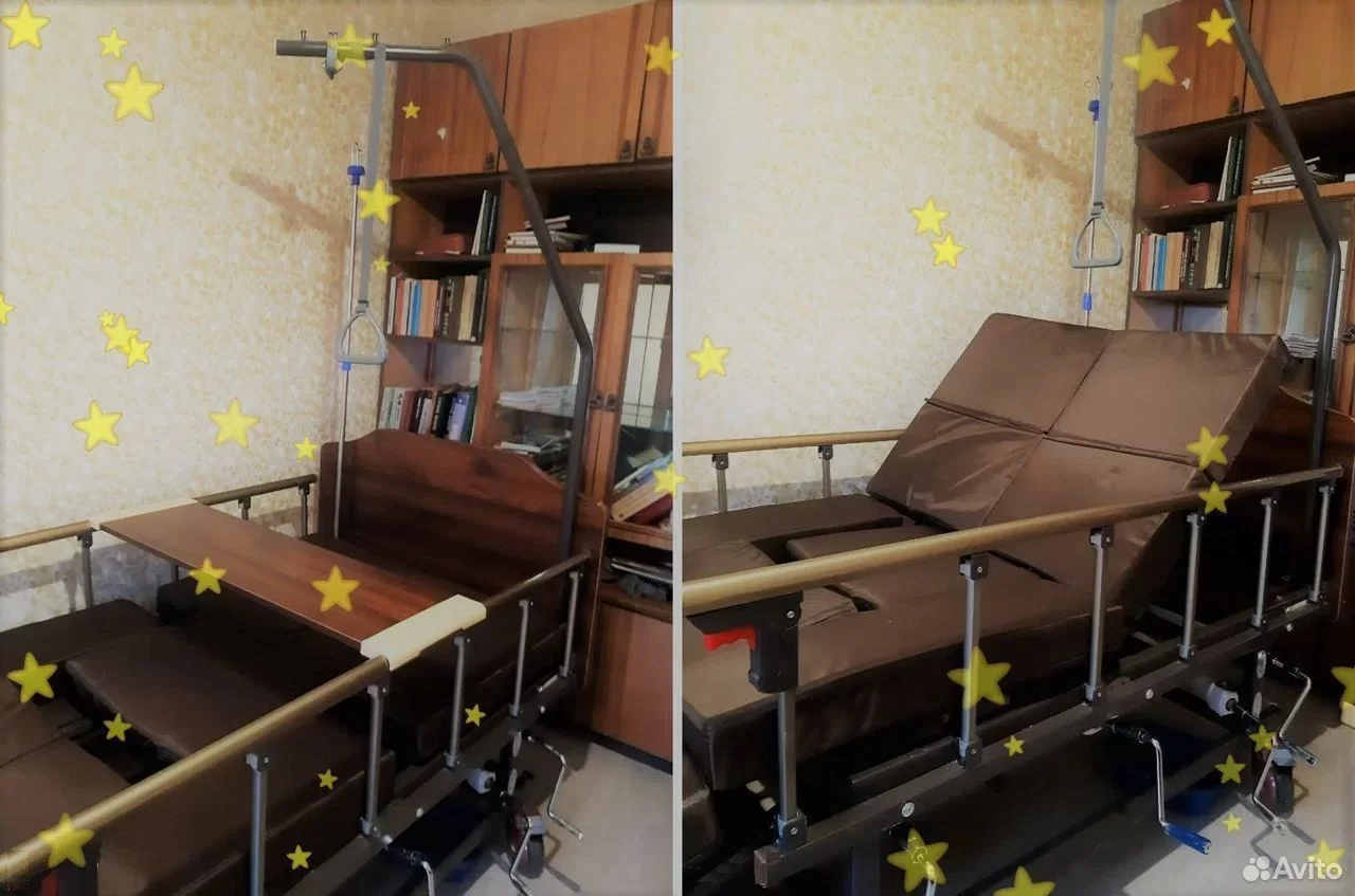 Кровать для лежачих больных Медицинская кровать - миниатюра 4