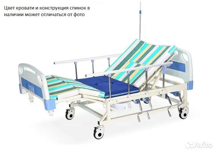 Кровать для лежачих больных механ Аренда Рассрочка - миниатюра 4