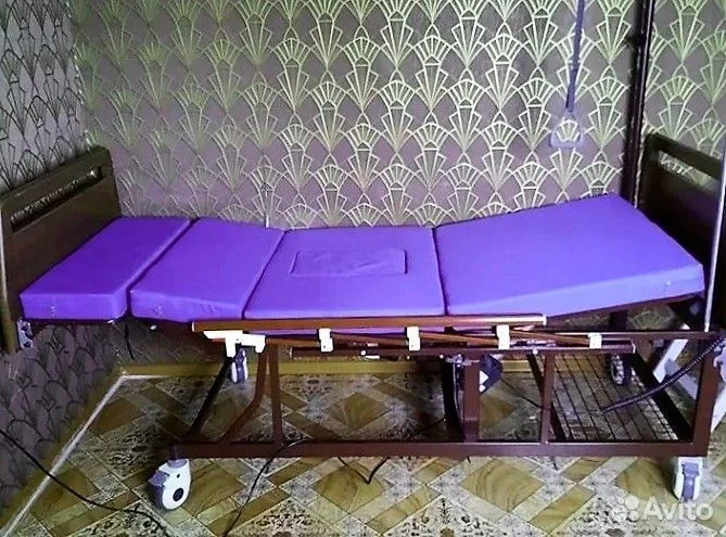 Медицинская кровать для лежачих больных b11+рассро - миниатюра 4