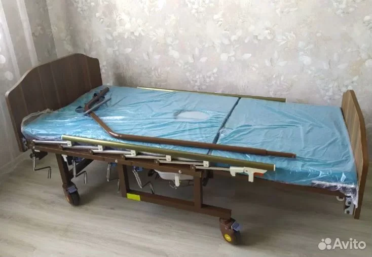 Мет Медицинская кровать для лежачих больных прокaт - миниатюра 3