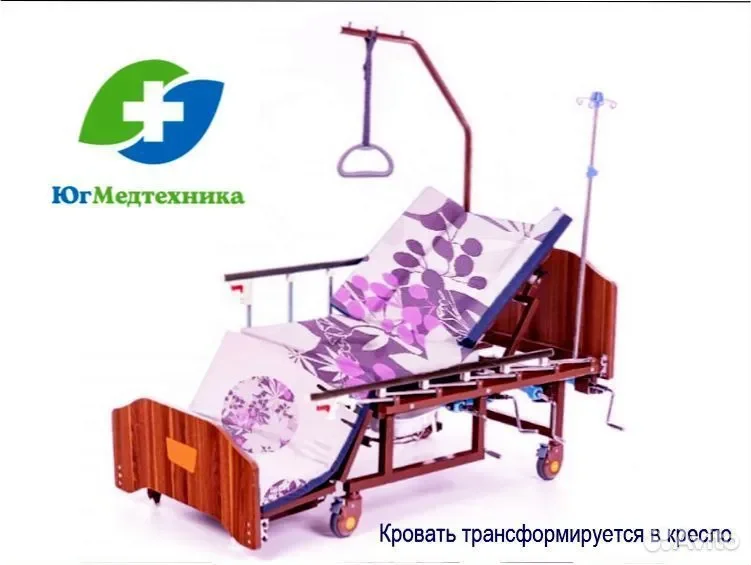 Кровать для лежачих больных MS+T/5R - миниатюра 3