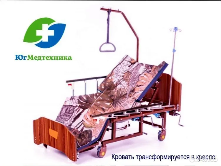 Кровать для лежачих больных BOM-T4/G - миниатюра 2
