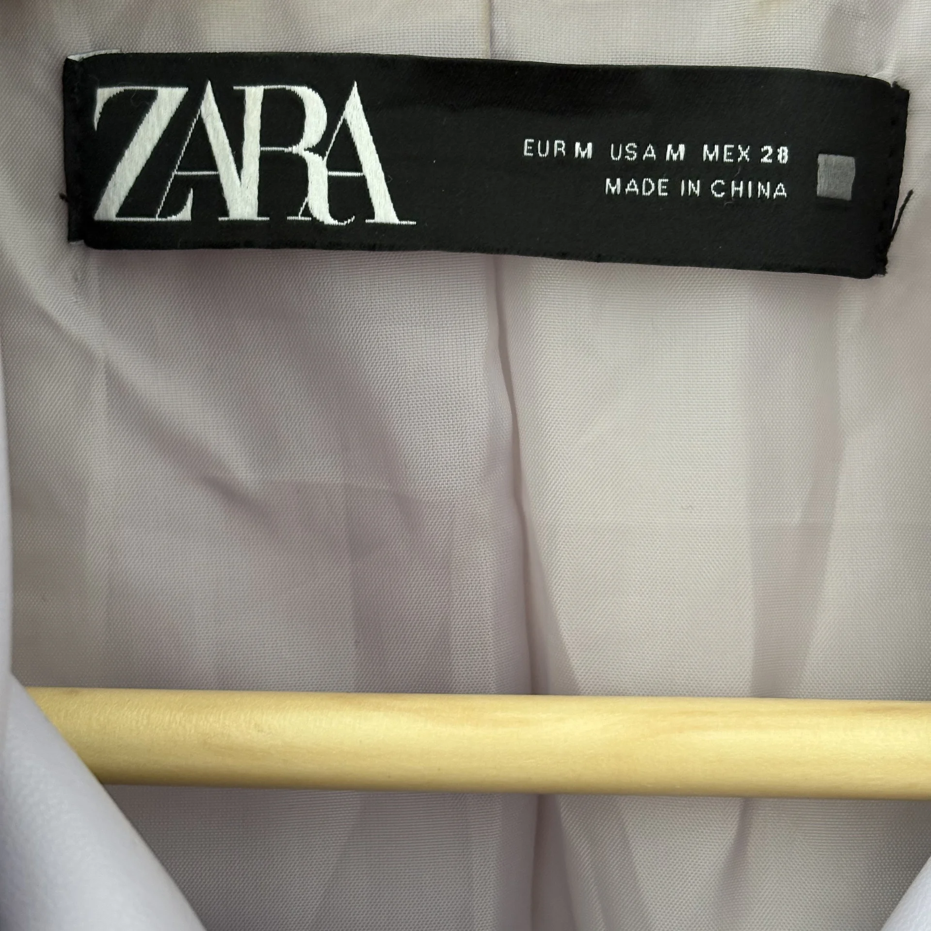 Куртка Zara размер М лавандового цвета - миниатюра 3