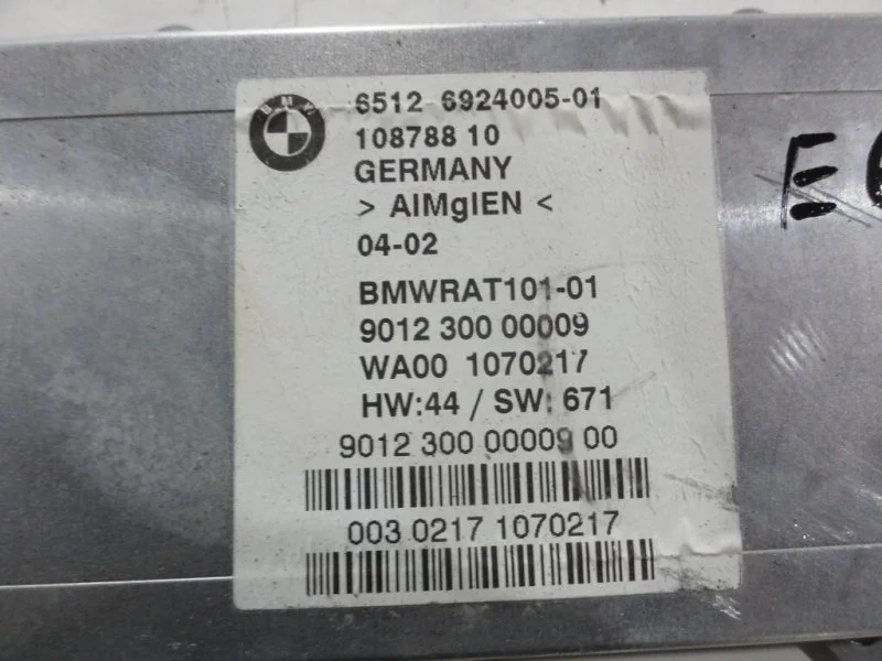 Блок управления BMW 7 E65 N62B44A 2002 - миниатюра 5