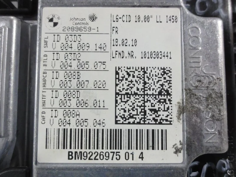 Дисплей информационный BMW 7 F02 N63B44A 2010 - миниатюра 4