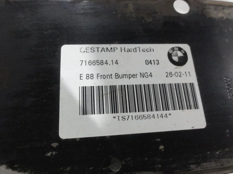 Усилитель бампера передний BMW 1 E87 N45B16A 2011 - миниатюра 3