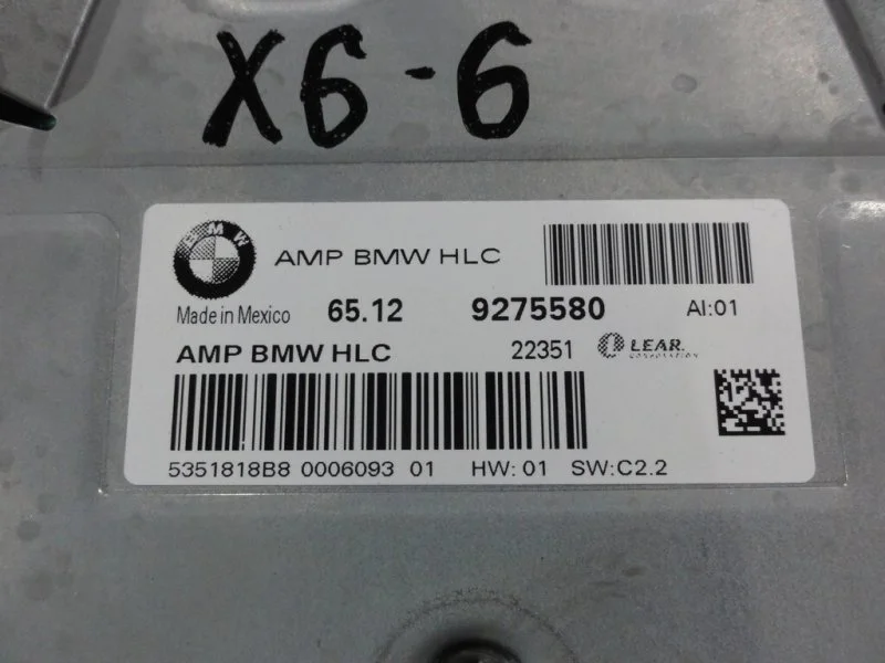 Усилитель акустической системы BMW X6 E71 N57D30B - миниатюра 4