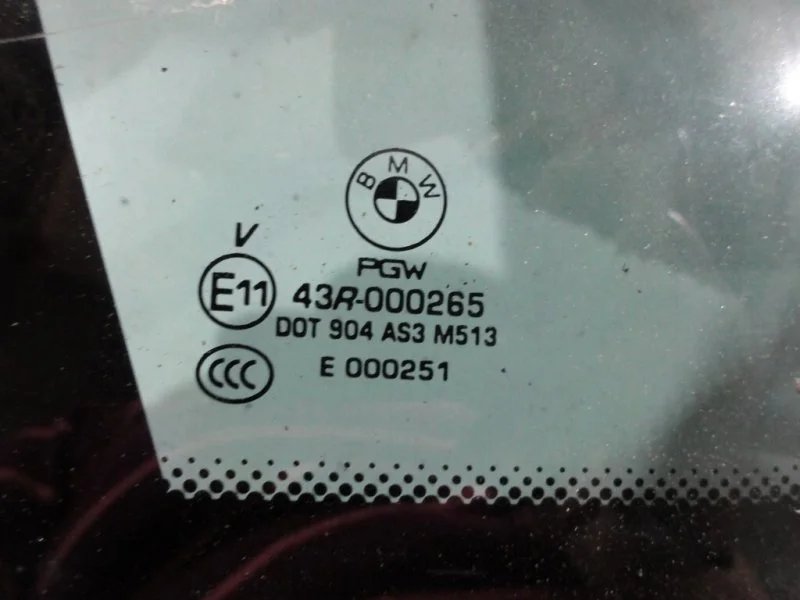 Стекло кузовное глухое левое BMW X6 E71 N57D30B - миниатюра 3