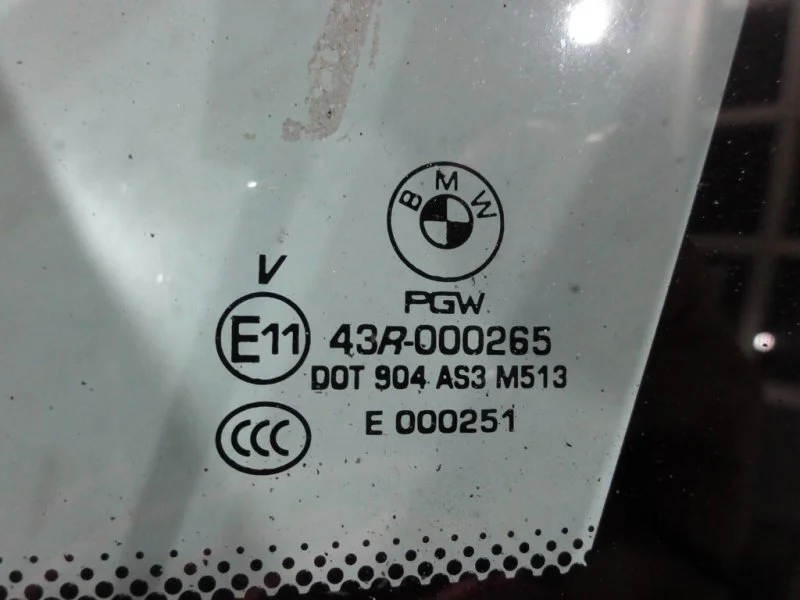 Стекло кузовное глухое правое BMW X6 E71 N57D30B - миниатюра 3