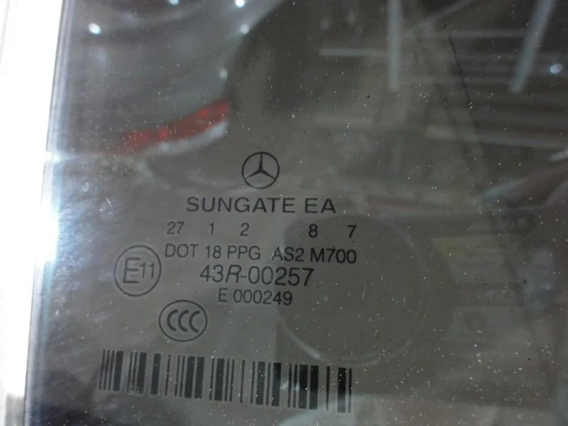 Стекло двери заднее правое Mercedes-Benz S кл W221 - миниатюра 2