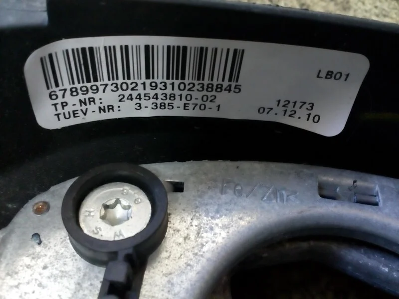 Рулевое колесо (руль) BMW X5 E70 N57D30B 2010 - миниатюра 3