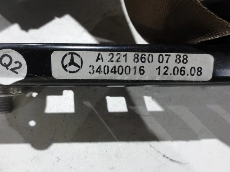 Ремень безопасности передний левый Mercedes-Benz S - миниатюра 3