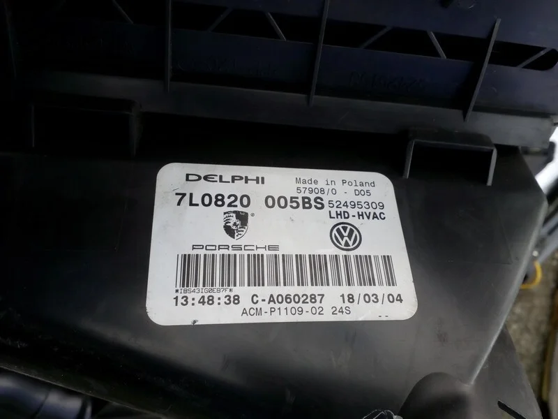 Корпус отопителя (печка) Volkswagen Touareg AXQ - миниатюра 2