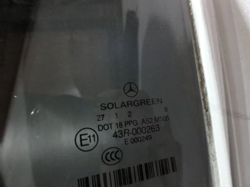 Стекло двери заднее левое Mercedes-Benz S кл W221 - миниатюра 2