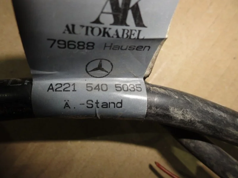 Провод силовой Mercedes-Benz S кл W221 M273.968 V8 - миниатюра 5