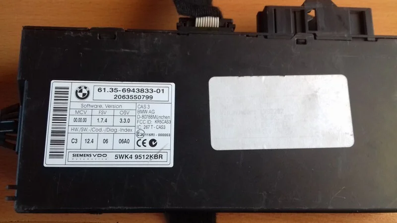 Блок электронный CAS BMW X5 E70 N52B30AF 2007 - изображение 1