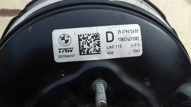 Усилитель тормозов вакуумный BMW 5 F10/F11 N47D20C - миниатюра 2