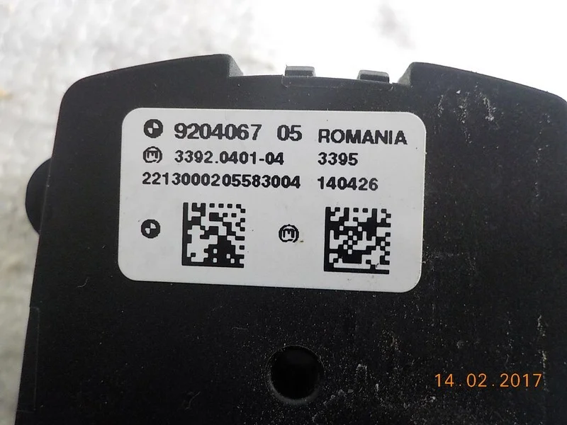Переключатель света фар BMW 5 F10/F11 N47D20C 2013 - миниатюра 3