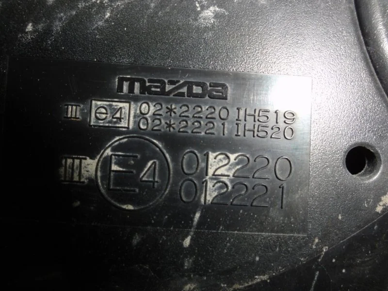 Зеркало боковое правое Mazda Axela СЕДАН ZY 1.5 - миниатюра 3