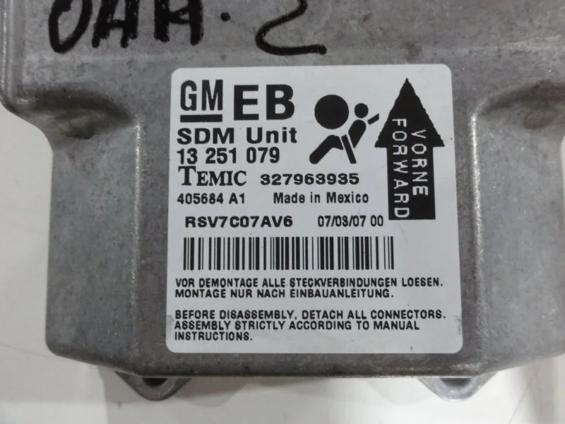 Блок AIR BAG Opel Astra GTC H Z16XER 1.6 2007 - миниатюра 3
