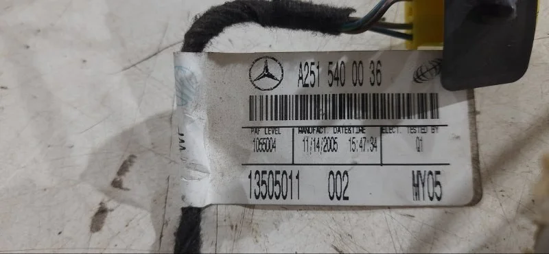 Подушка безопасности пассажира Mercedes-Benz ML - миниатюра 7