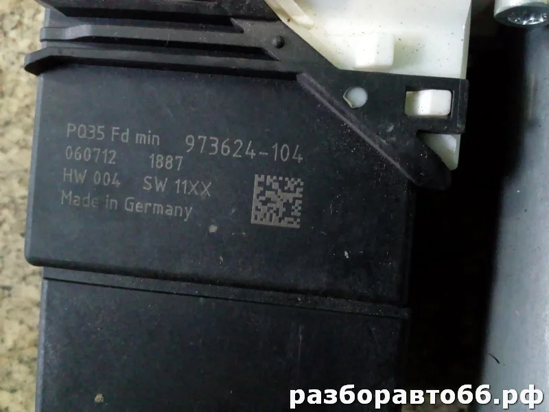 Моторчик стеклоподъемника задний левый Volkswagen - миниатюра 4