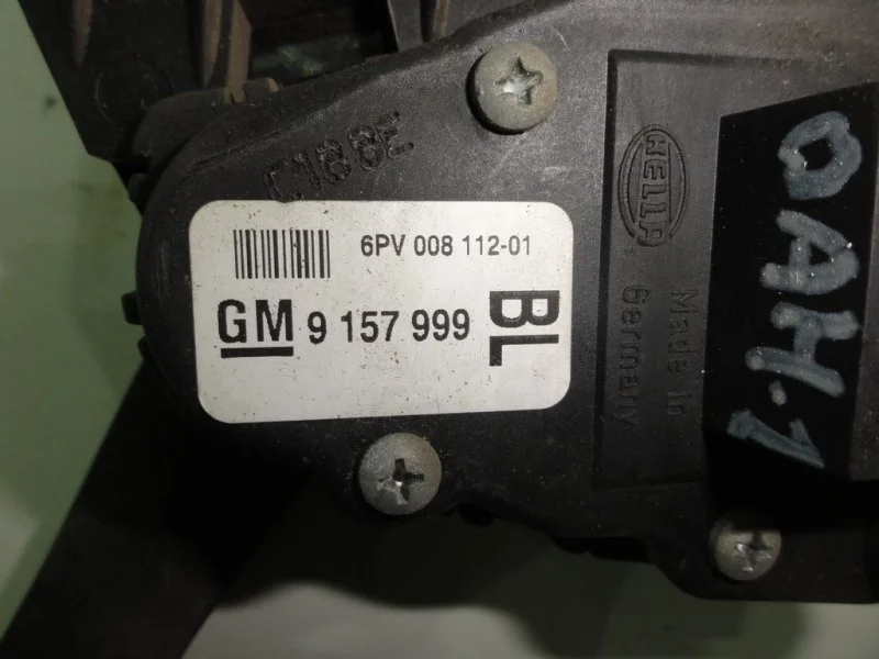 Педаль газа Opel Astra H Z16XER 1.6 2008 - миниатюра 3