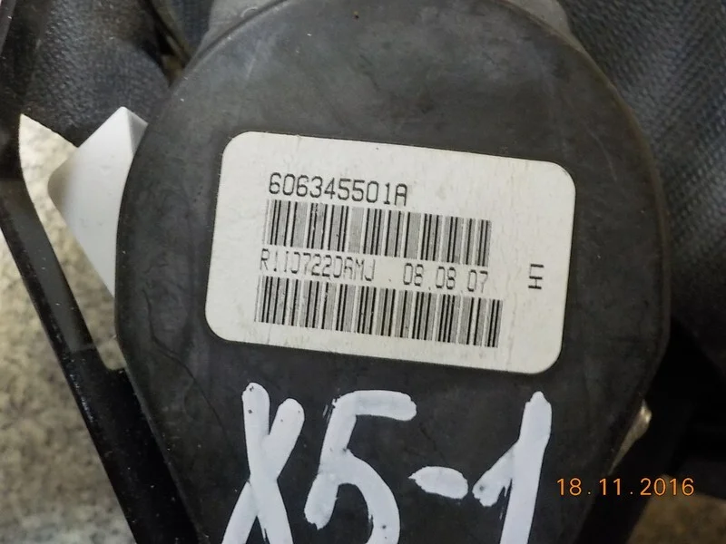 Ремень безопасности задний левый BMW X5 E70 N52B30 - миниатюра 3