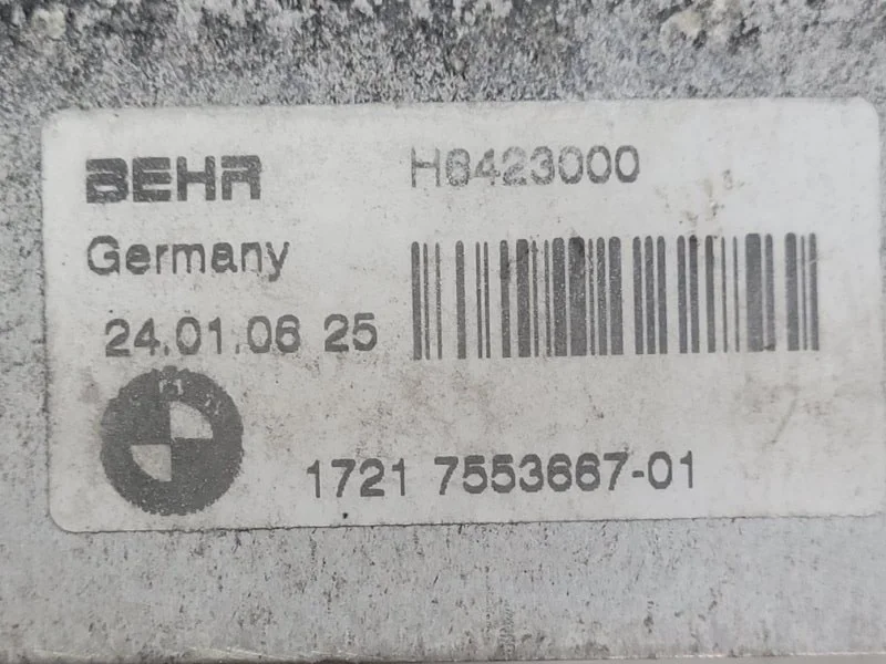 Радиатор масляный АКПП BMW 7 E65 N62B48 2006 - миниатюра 6