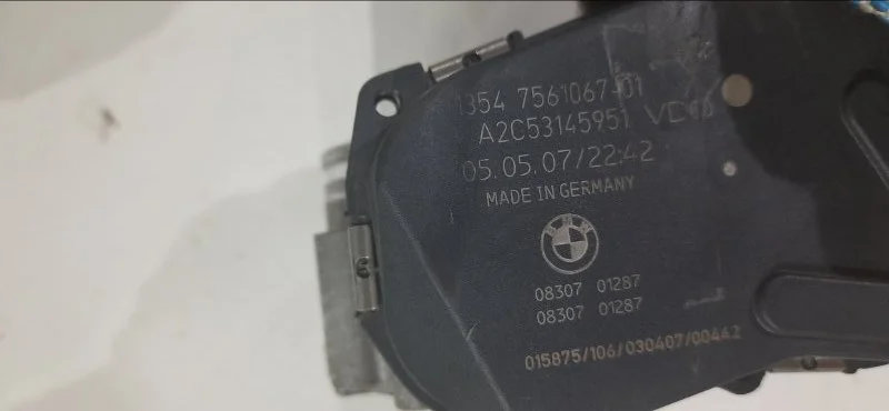 Заслонка дроссельная BMW 1 E87 N45B16 2007 - миниатюра 5