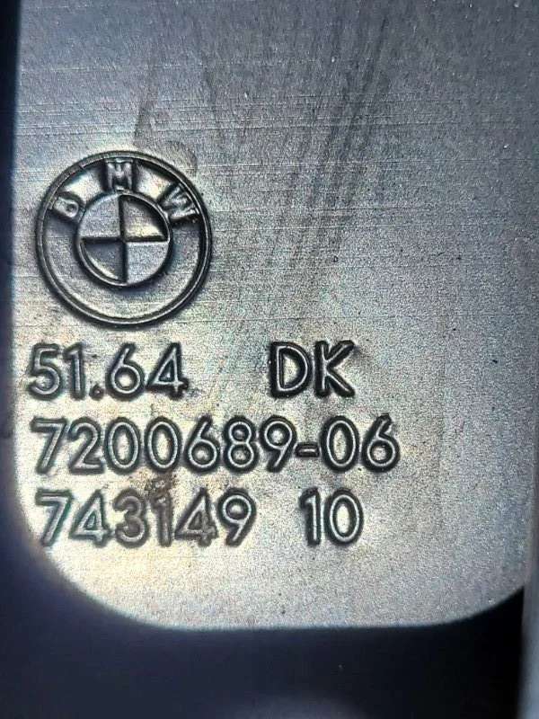 Панель передняя верхняя BMW 5 F10/F11 N52B25 2010 - миниатюра 3