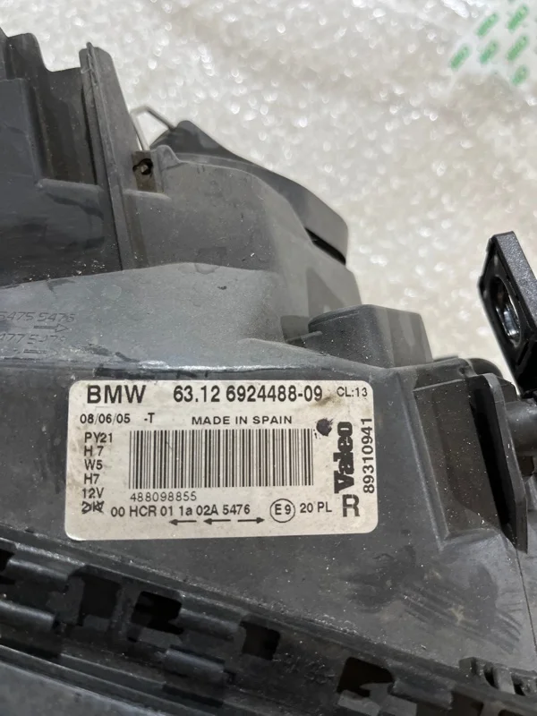 Фара галогеновая передняя правая BMW 1 E87 N45B16 - миниатюра 5