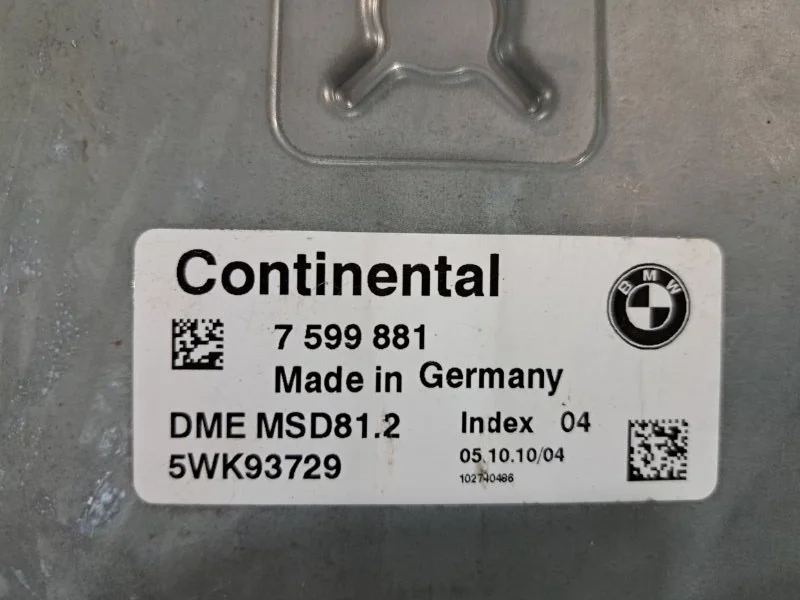 Блок управления двигателем BMW 3 E90/E91 N43B20 - миниатюра 4
